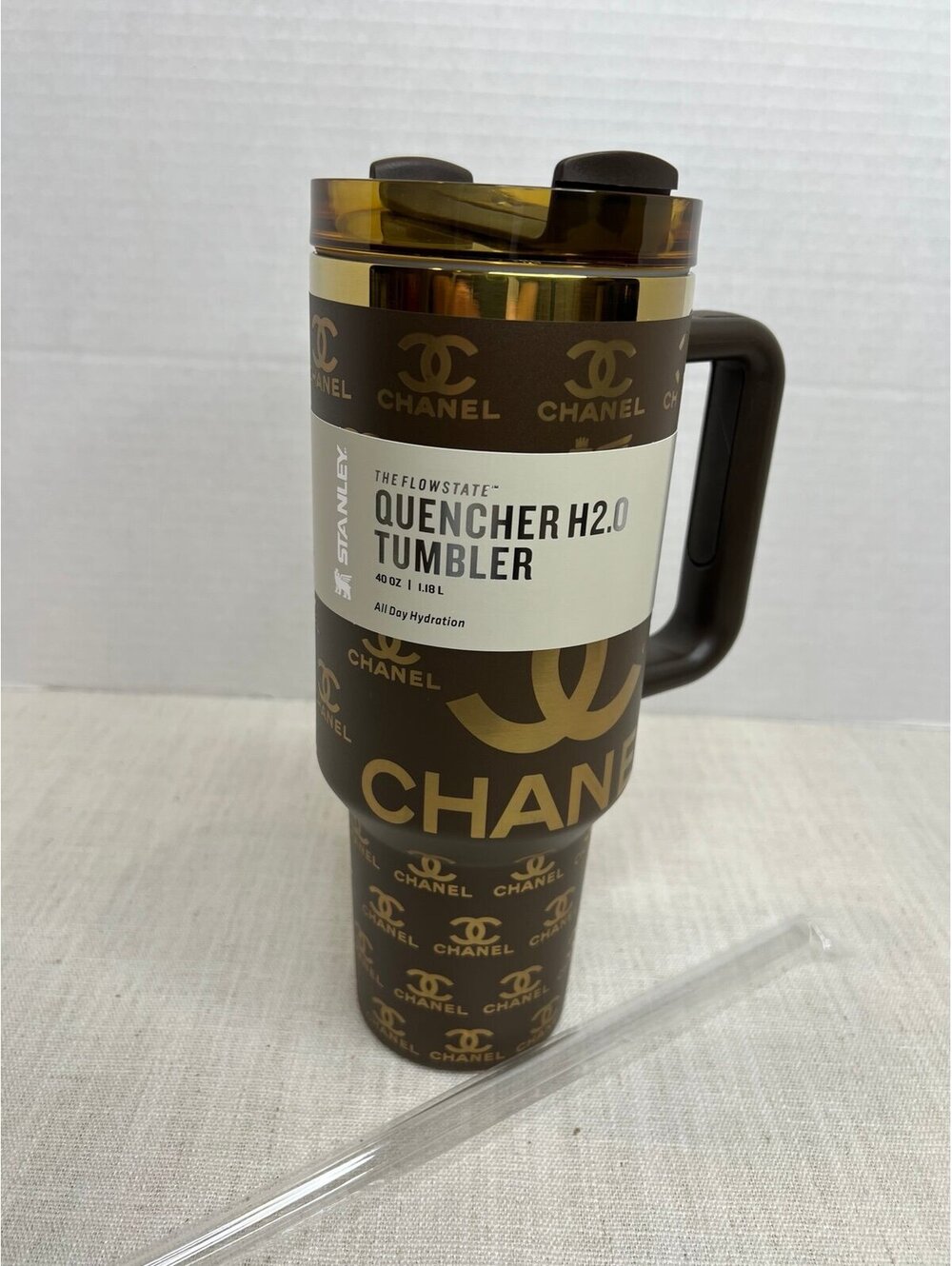 Stanley Quencher H2.0 Tumbler 40oz All Day Hydration Brown